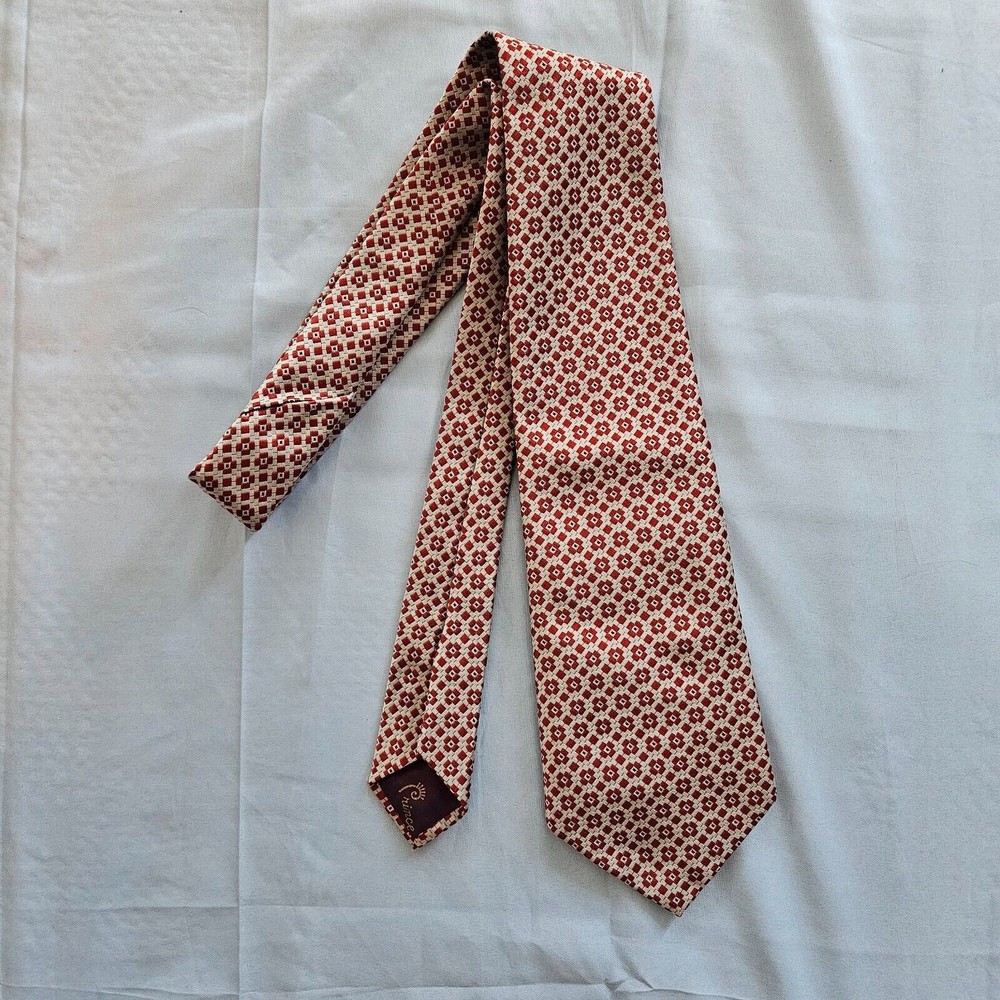Vintage Goldsmith's Memphis by Prince Igor Geometric Floral Neck Tie Movie Prop